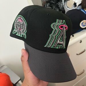 Anaheim Angels Trippy Logo Fitted